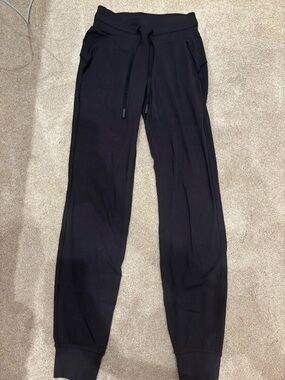 Black Drawstring Jogger Sweatpants